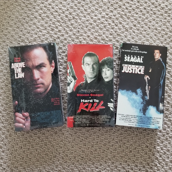 Steven Seagal Movies Trilogy VHS Videos 3 pk Rare - Picture 3 of 13